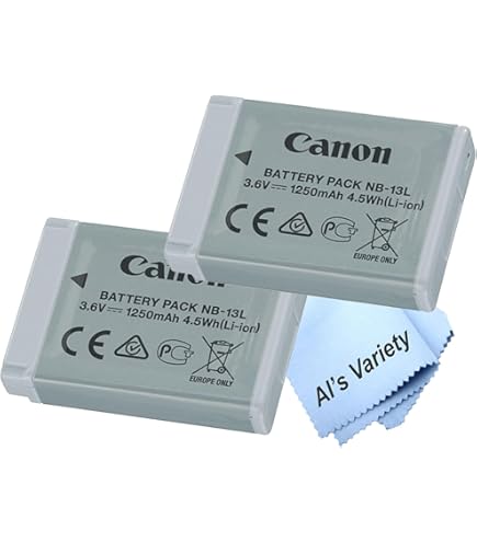 Amazon.com: Canon NB-13L Lithium-Ion Battery Pack Powershot G1 X